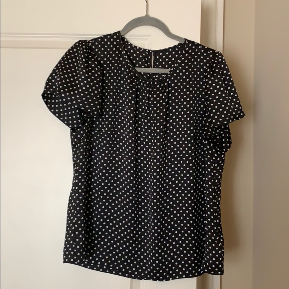 J. Crew Polka Dot Blouse